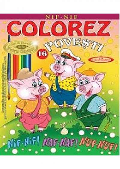 Coperta cărții Colorez 16 povesti de Petru Ghețoi