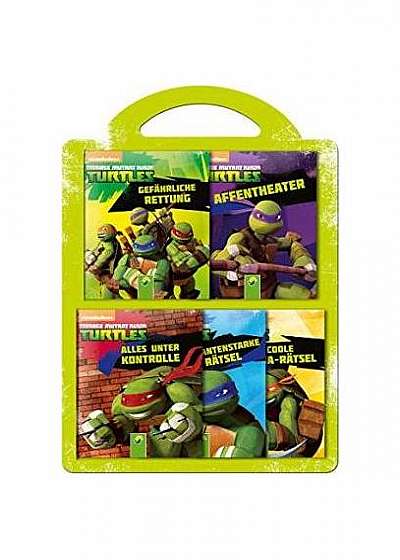 Teenage Mutant Ninja Turtles - 5 Minibücher im Set : Rätsel und Geschichten