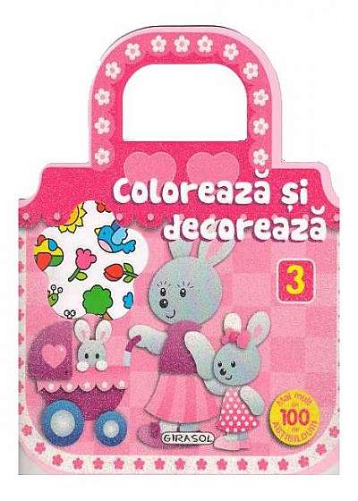 Coperta cărții Colorează și decorează nr.3