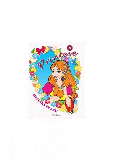 Coperta cărții Prințese Nr. 5. Pictează cu apă