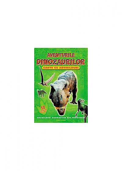 Aventurile dinozaurilor. Carte cu abțibilduri