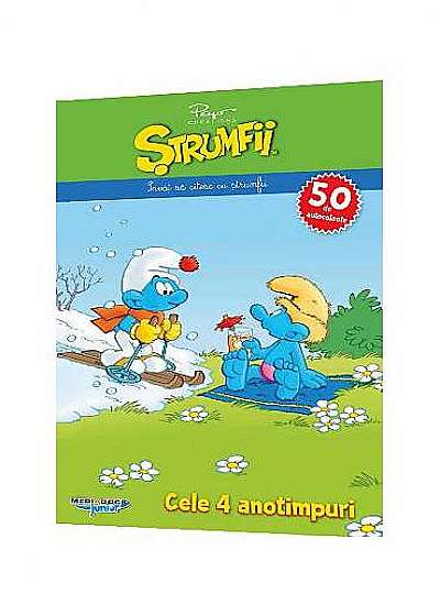 Coperta cărții Ştrumfii. Cele 4 anotimpuri