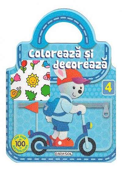 Coperta cărții Colorează și decorează nr.4