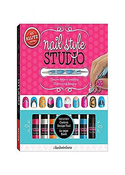 Coperta cărții Nail Style Studio : Simple Steps to Painting 25 Stunning Designs