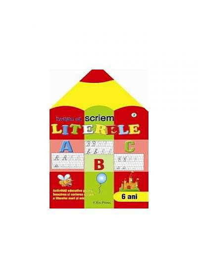 Coperta cărții A,B,C Învățăm să scriem literele
