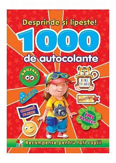 Coperta cărții 1000 de autocolante. Desprinde şi lipeşte!