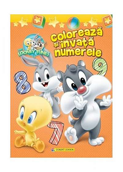 Colorează şi învaţă numerele. Baby Looney Tunes