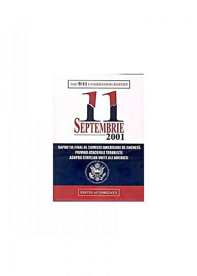 Coperta cărții 11 septembrie 2001. Raportul comisiei 9/11