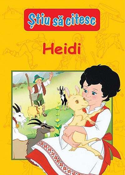 Coperta cărții Heidi. Știu să citesc (nivelul 4)