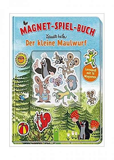 Der kleine Maulwurf Magnet-Spiel-Buch: Lernspaß mit 16 Magneten