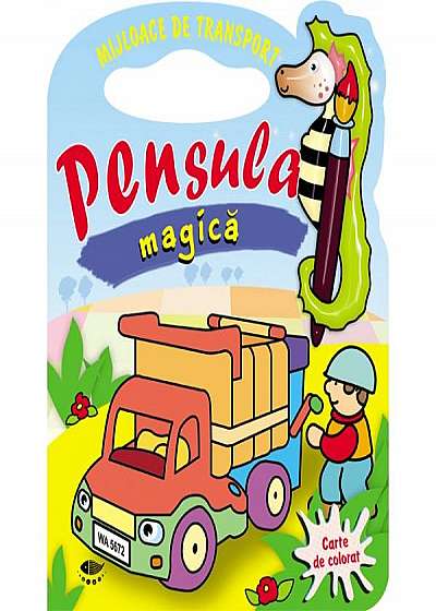Coperta cărții Mijloace de transport. Pensula magică (carte de colorat)