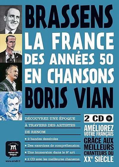 La France des années 50 en chansons - Bande dessinée + 2 CD