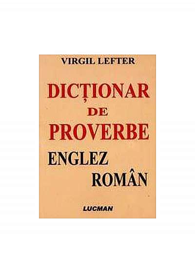 Dicționar de proverbe englez-român
