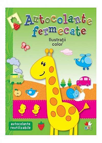 Coperta cărții Autocolante fermecate. Ilustraţii color