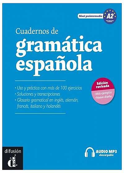 Cuadernos de gramatica espanola + CD (A2)