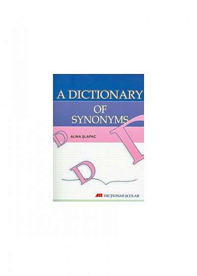 A dictionary of synonyms