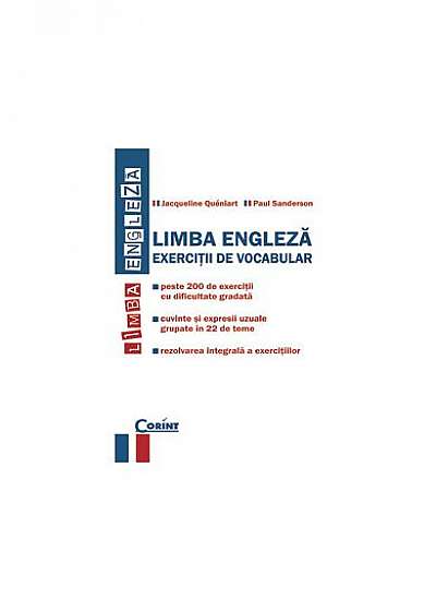 Coperta cărții Limba engleză. Exerciţii de vocabular de Jacqueline Queniart