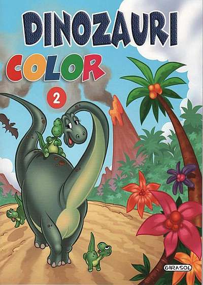 Coperta cărții Dinozauri Color (Nr. 2)