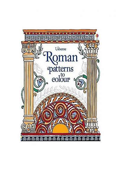 Coperta cărții Roman Patterns to Colour