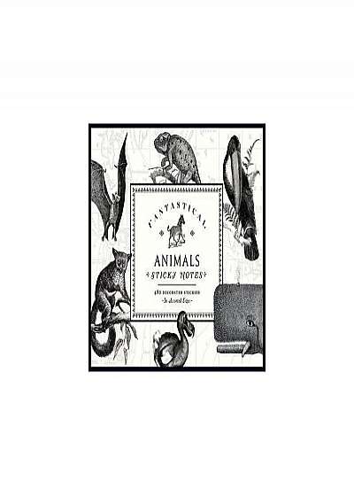 Vintage Prints Fantastical Animals Sticky Notes