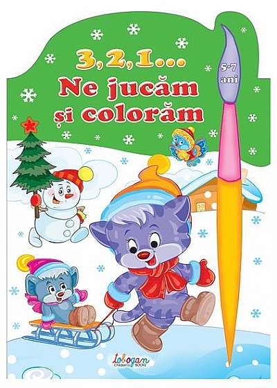 Coperta cărții 3, 2, 1… Ne jucăm și colorăm 5-7 ani