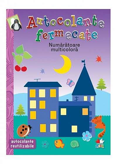 Coperta cărții Autocolante fermecate. Numărătoare multicoloră