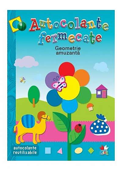 Coperta cărții Autocolante fermecate. Geometrie amuzantă