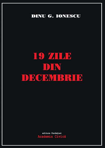 Coperta cărții 19 zile din decembrie