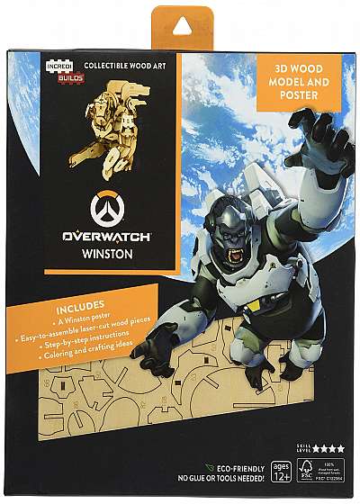 IncrediBuilds: Overwatch: Reinhardt 3D Wood Model and Poster