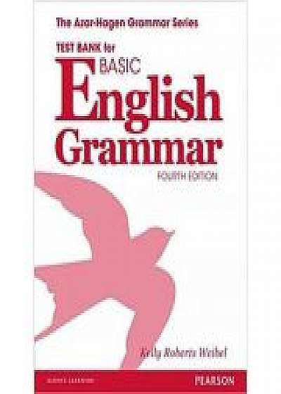 Basic English Grammar Test Bank