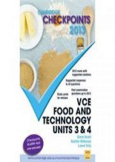 Cambridge Checkpoints VCE Food and Technology Units 3 and 4 2013, Heather McKenzie, Laurel Tully