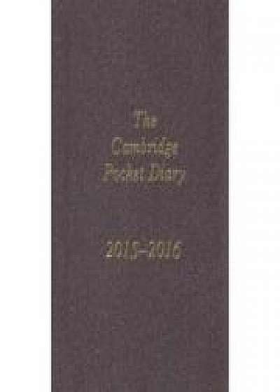Coperta cărții The Cambridge Pocket Diary 2015–2016