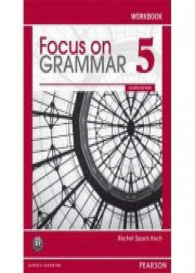 Coperta cărții Focus on Grammar 5 Workbook, 4th Edition