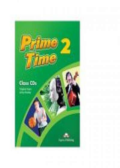 Coperta cărții Curs limba engleza Prime Time 2 Audio Set 4 CD, Jenny Dooley