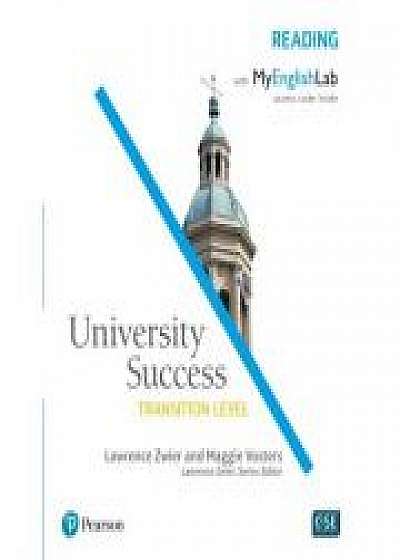 University Success Transition Reading Student Book with MyEnglishLab, Maggie Vosters