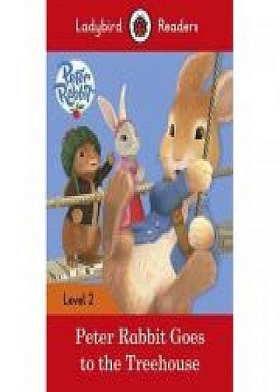 Coperta cărții Peter Rabbit Goes to the Treehouse. Ladybird Readers Level 2