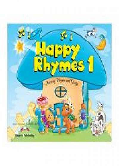 Coperta cărții Curs limba engleza Happy Rhymes 1 Manualul elevului, Virginia Evans