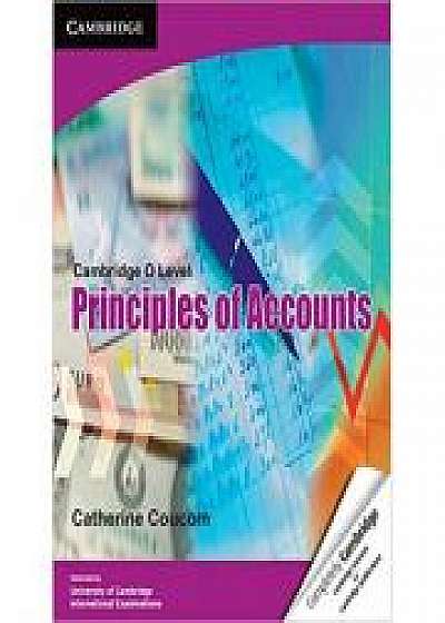 Coperta cărții Cambridge O Level Principles of Accounts de Catherine Coucom