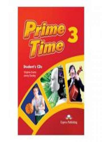 Coperta cărții Curs limba engleza Prime Time 3 Audio Set 3 CD, Jenny Dooley