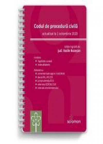 Codul de procedura civila (actualizat la 1 octombrie 2020)