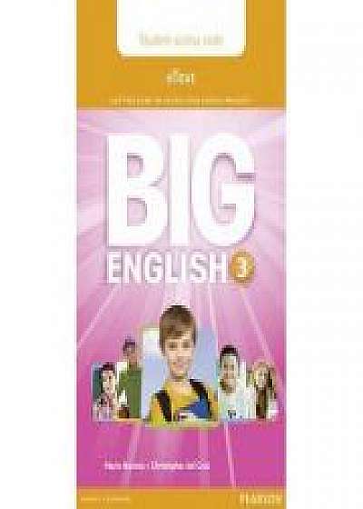 Coperta cărții Big English 3 Pupil's eText Access Code (standalone)