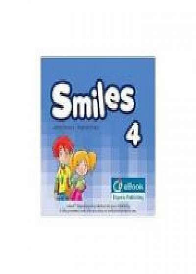 Coperta cărții Curs Limba Engleza Smiles 4 ieBook, Virginia Evans