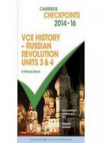 Cambridge Checkpoints VCE History - Russian Revolution 2014-16 and Quiz Me More