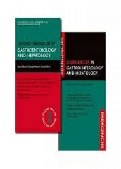 Coperta cărții Oxford Handbook of Gastroenterology and Hepatology and Emergencies in Gastroenterology and Hepatology, George Webster, Daniel Marks, Marcus Harbord