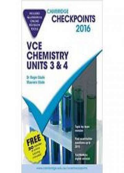 Cambridge Checkpoints VCE Chemistry Units 3 and 4 2015 and Quiz Me More, Maureen Slade