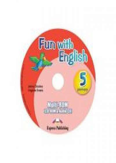Curs limba Engleza Fun with English 5 MULTI-ROM, Virginia Evans