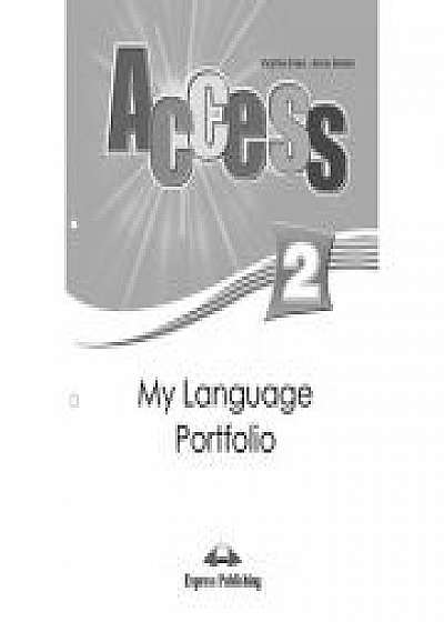 Coperta cărții Curs limba engleza Access 2 My Language Portfolio, Jenny Dooley