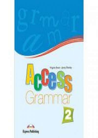 Coperta cărții Curs limba engleza Access 2 Gramatica, Jenny Dooley de Virginia Evans
