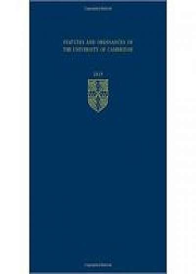 Coperta cărții Statutes and Ordinances of the University of Cambridge 2015