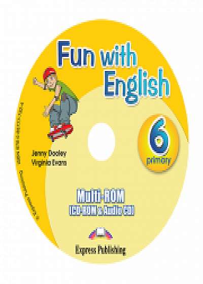 Curs limba Engleza Fun with English 6 MULTI-ROM, Virginia Evans